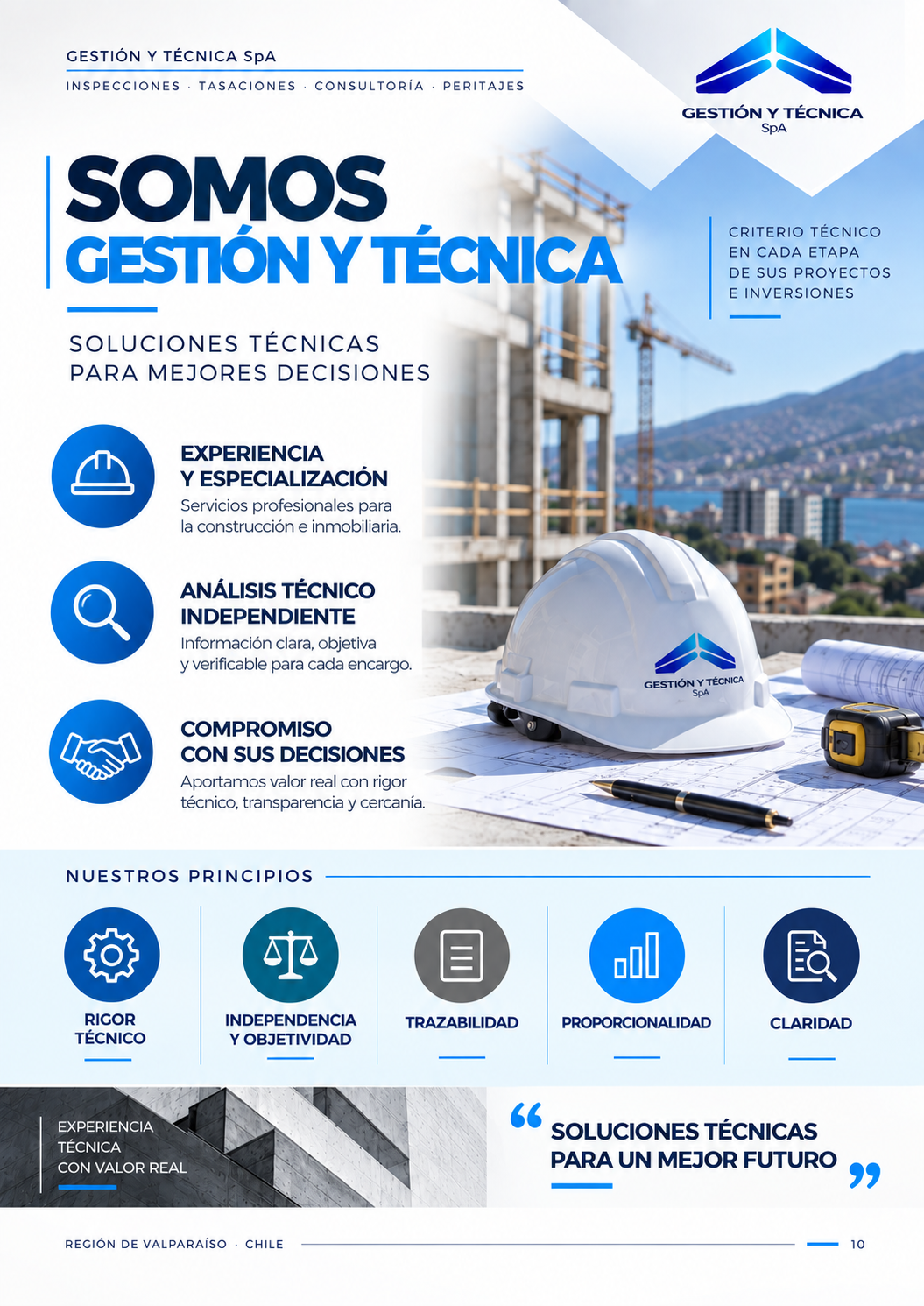 Trabajo realizado por Gestión y Técnica SpA